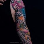 Tattoos - Japanese Sleeve Koi and Lotus - 134216